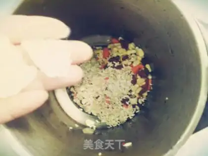 Make Scrambled rice soy step 1