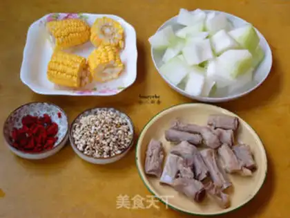 Make Pork bouquet soup step 2
