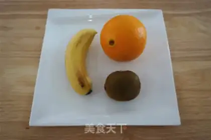 Make Pony-kid orange banana juice step 0