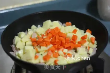 Make Rice juice and vegetable soup step 7