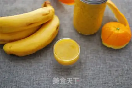 Make Pony-kid orange banana juice step 5