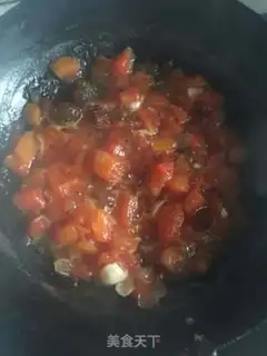 Make Pumpkin milk. Peach soap horn step 6