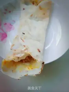 Make Eggcake burrito step 0