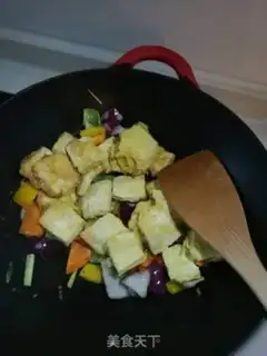 Make Gold pot tofu step 7