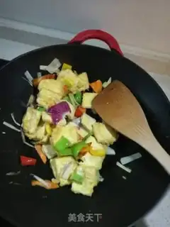 Make Gold pot tofu step 8