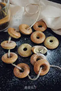 Make Red tea donut cake step 12