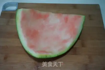 Make Watermelon peeled peppers step 0