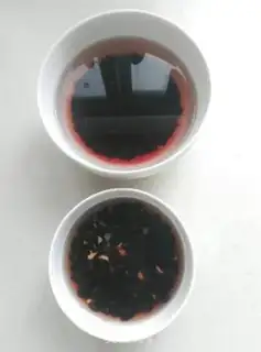 Make Black rice. Black beans step 0