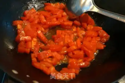 Make Tomato egg oak soup step 6