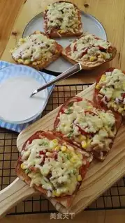 Make Shrimp toast pizza step 3