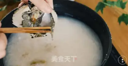 Make Crab congee step 4