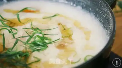 Make Crab congee step 5