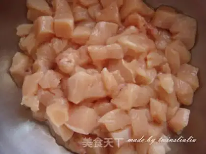 Make Peach chicken step 4