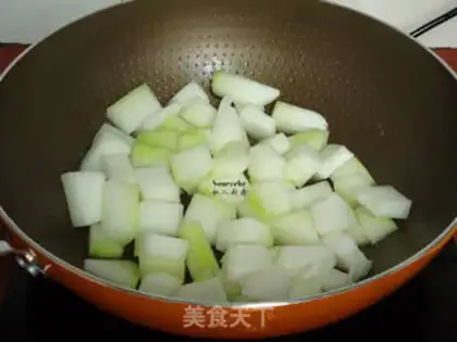 Make ♪ The chickens roll out of the melon soup ♪ step 4