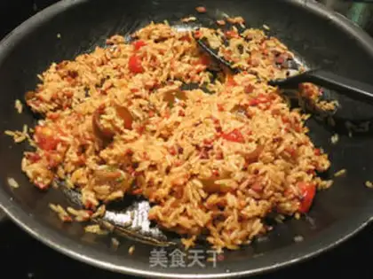 Make Tomato fried rice step 3