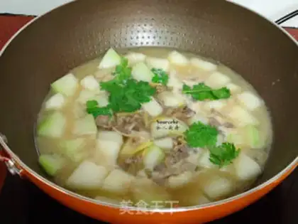 Make ♪ The chickens roll out of the melon soup ♪ step 7