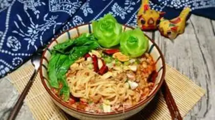 Make Spicy noodles step 17