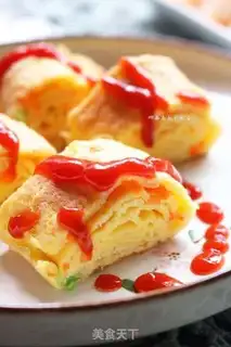 Make A simple breakfast with a thick egg step 8