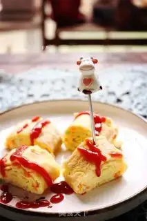 Make A simple breakfast with a thick egg step 9