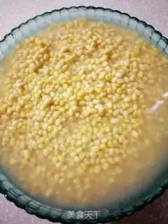 Make Green bean cake step 1