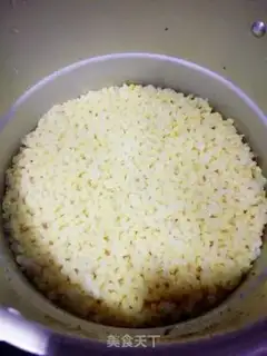 Make Green bean cake step 2