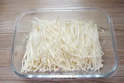 Make Microwave golden mushrooms step 2