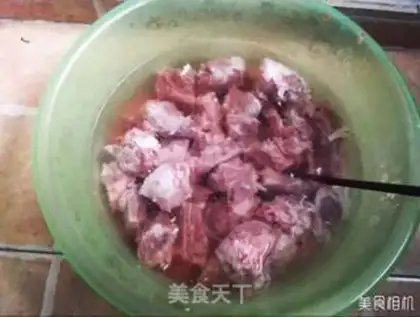 Make Red burn ribs step 1