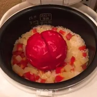 Make A tomato rice step 4