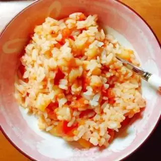 Make A tomato rice step 5