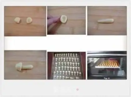 Make Mushroom cookies step 1