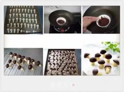 Make Mushroom cookies step 2