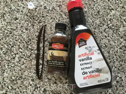 Make Vanilla syrup and fruit salad step 0