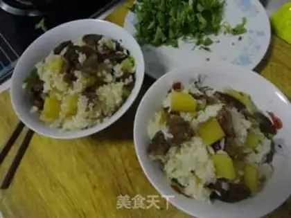 Make Potato rice step 8