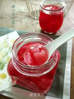 Make Sugar peach cans step 7