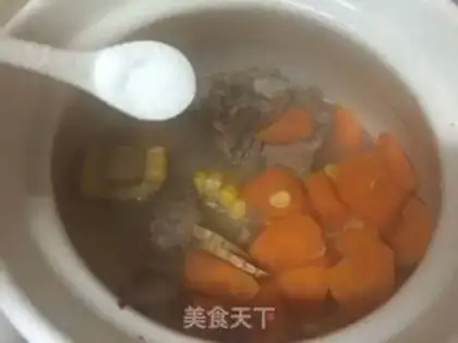 Make Carrot cornbone sweet soup step 5