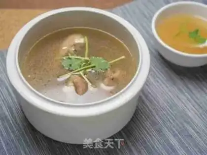Make Pork foot rice soup step 5
