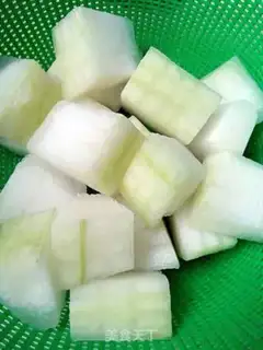 Make Red-hot melons step 1