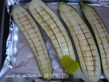 Make Flaming mushroom roast eggplant step 11