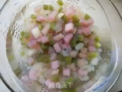 Make Red Bean Lotus taco step 2