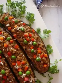 Make Flaming mushroom roast eggplant step 17