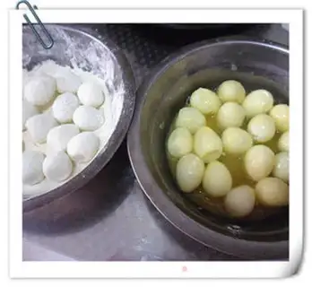 Make Souffle quail eggs step 2