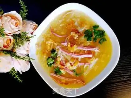 Make Ham shrimp radish soup step 6