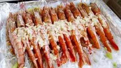Make Garlic fans baked shrimp step 3