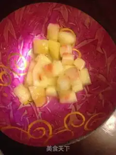 Make Peach juice step 1