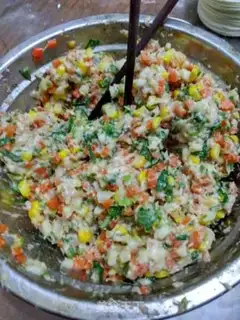 Make Fresh rice cake step 3