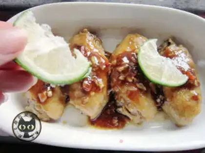 Make Frozen chicken wings step 5