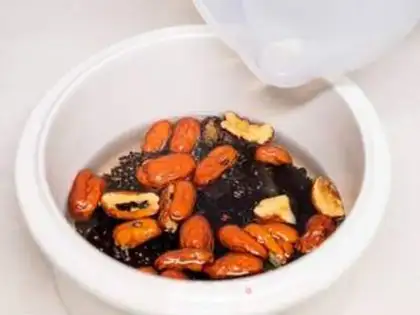 Make Black rice porridge step 2