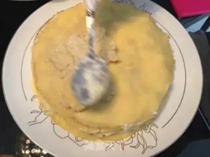 Make The durian cake step 16