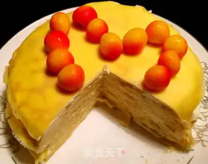 Make The durian cake step 20