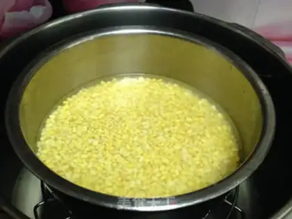 Make Rose pie, green beans step 1